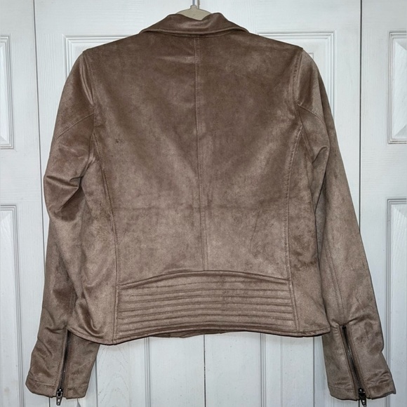 Blank NYC Faux Suede Moto Jacket Size Medium - Picture 6 of 9